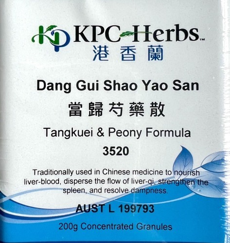 KPC Granulated Formula - DANG GUI SHAO YAO SAN 當歸芍藥散 / Tangkuei & Peony Formula (K3520)