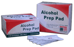 Cathay Herbal - Alcohol Swabs 200 pcs per box (DHAAS) 酒精抹布 200片