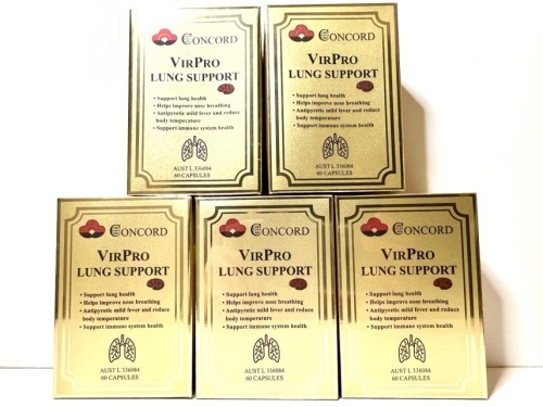 Concord VirPro Lung Support (60 capsules) - 5 pack SPECIAL PRICE 康道健肺寳 