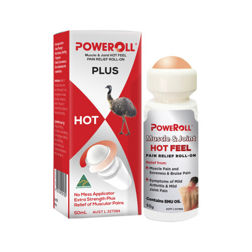 Poweroll roll-on (Emu Massage Oil) Plus(澳生源鴯鶓跌打油 加強裝)