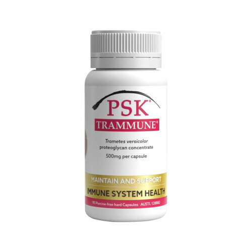 PSK Trammune (Trametes versicolor Proteoglycan Concentrate 500mg)90capsules 雲芝丸